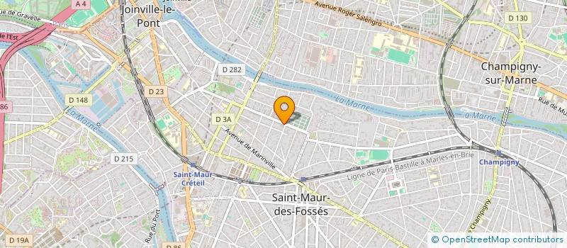 localisation de l'entreprise SFRAGEC - SOCIETE FRANCAISE DE REVISION D'AUDIT DE GESTION ET D'EXPERTISE CONSEIL à SAINT-MAUR-DES-FOSSES