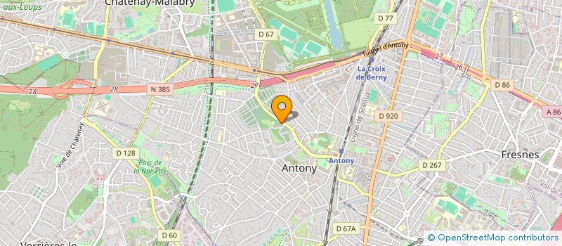localisation de l'entreprise SFREYDIGER HOLDING à ANTONY