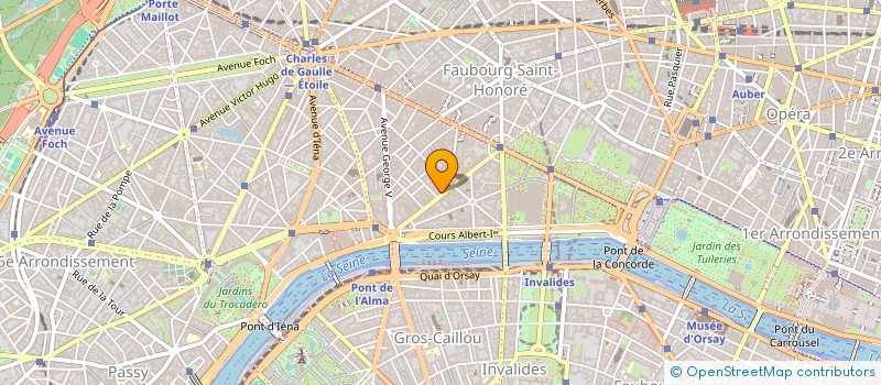 localisation de l'entreprise SFRH  NEUILLY-SUR-SEINE