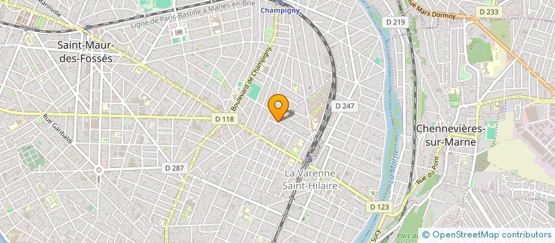 localisation de l'entreprise SFRITZ CONSULTING  SAINT-MAUR-DES-FOSSES