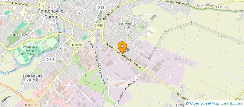 localisation de l'entreprise SFROG  FONTENAY-LE-COMTE