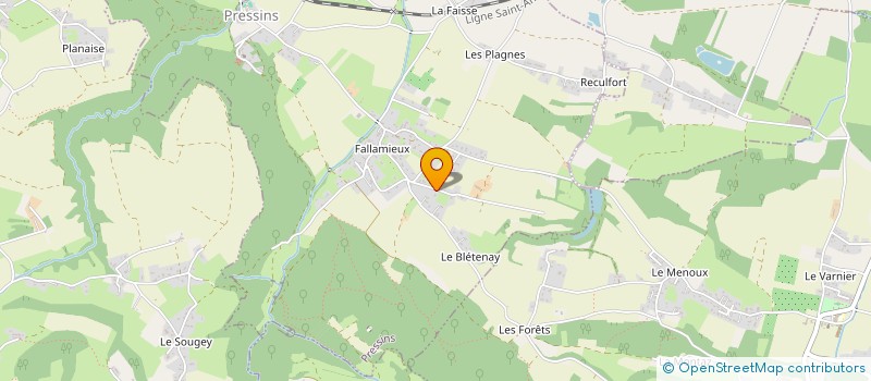 localisation de l'entreprise SFS  PRESSINS