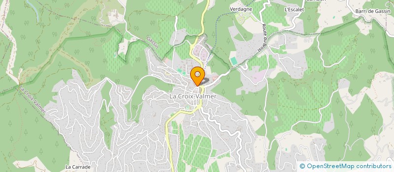 localisation de l'entreprise SFS  LA CROIX-VALMER