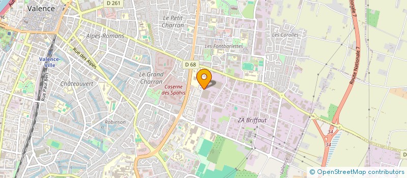 localisation de l'entreprise SFS SERVICE AG  VALENCE