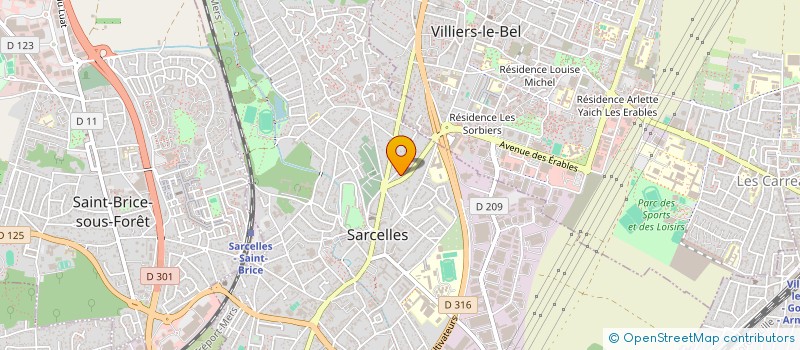 localisation de l'entreprise SFSS à SARCELLES