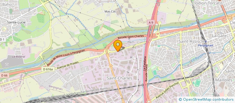 localisation de l'entreprise SFT  PERPIGNAN