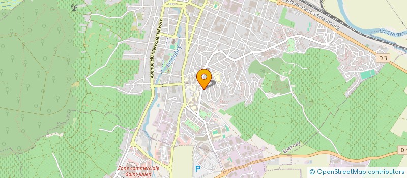 localisation de l'entreprise SFT  EPERNAY