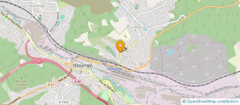 localisation de l'entreprise SFT  HAYANGE