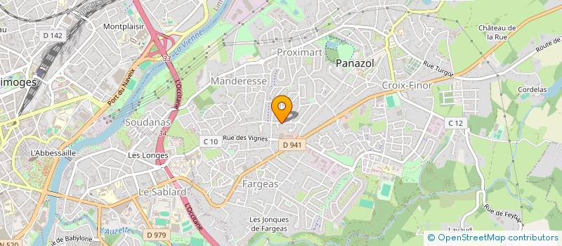 localisation de l'entreprise SFT CONSEIL à PANAZOL