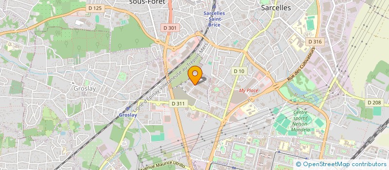 localisation de l'entreprise SFTE  GROSLAY