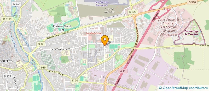 localisation de l'entreprise SFTI à CHARTRES