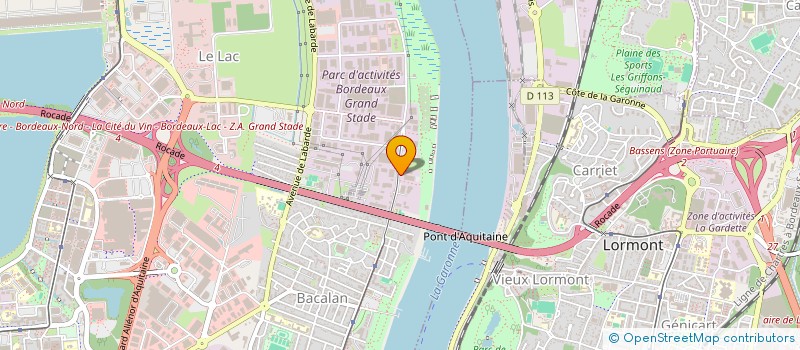 localisation de l'entreprise SFU-MBL  BORDEAUX