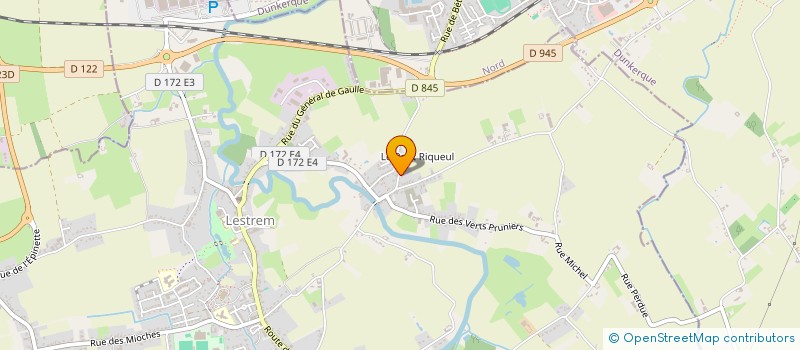 localisation de l'entreprise SFVD  LESTREM