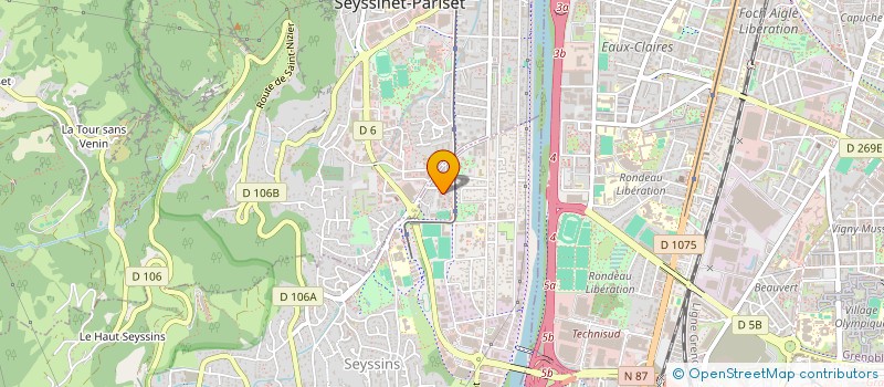 localisation de l'entreprise SFVO  SEYSSINS