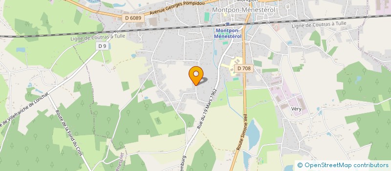 localisation de l'entreprise SFVP à MONTPON-MENESTEROL