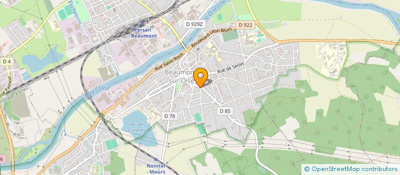 localisation de l'entreprise SFX EVOLUTION à BEAUMONT-SUR-OISE