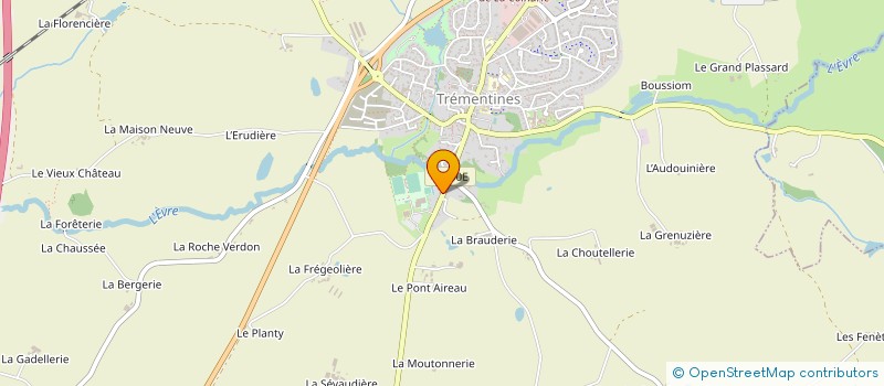 localisation de l'entreprise SFYM  TREMENTINES