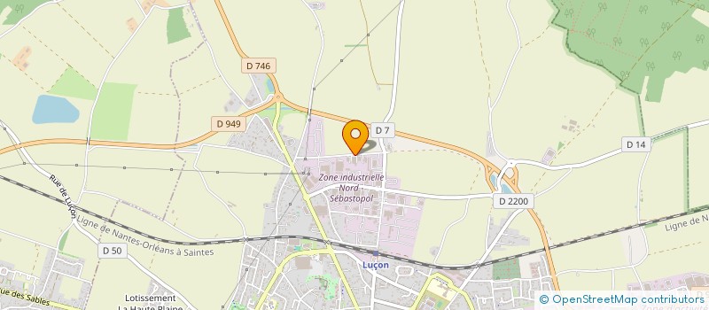 localisation de l'entreprise SFYNX INDUSTRY à LUCON