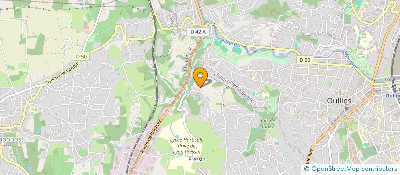 localisation de l'entreprise SG 14  SAINT-GENIS-LAVAL