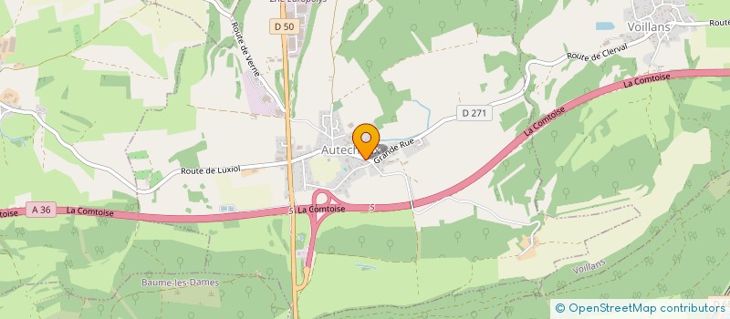 localisation de l'entreprise SG 2000  AUTECHAUX