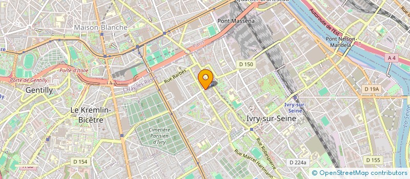 localisation de l'entreprise SG  IVRY-SUR-SEINE