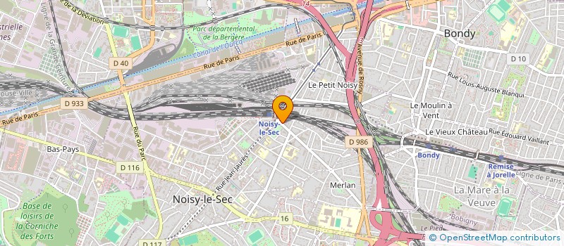 localisation de l'entreprise SG à NOISY-LE-SEC