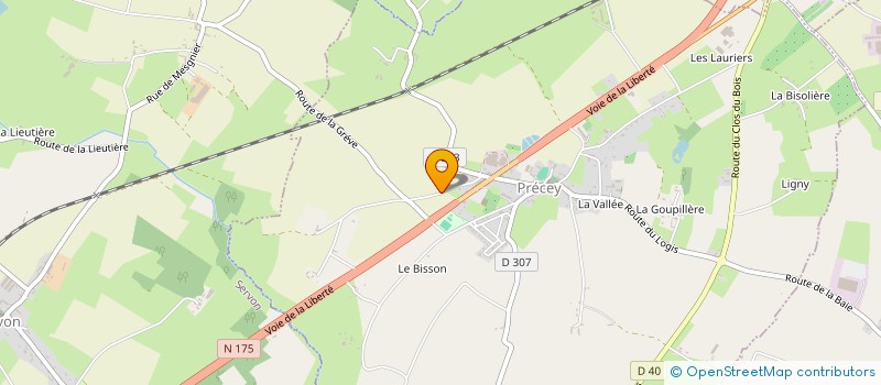 localisation de l'entreprise SG  SAINT-OVIN