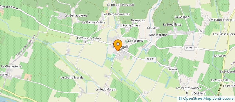 localisation de l'entreprise SG  PANZOULT