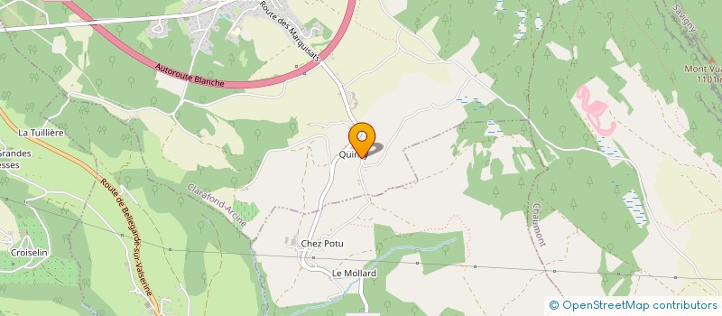 localisation de l'entreprise SG  CLARAFOND-ARCINE