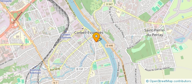 localisation de l'entreprise SG ACTIV à CORBEIL-ESSONNES