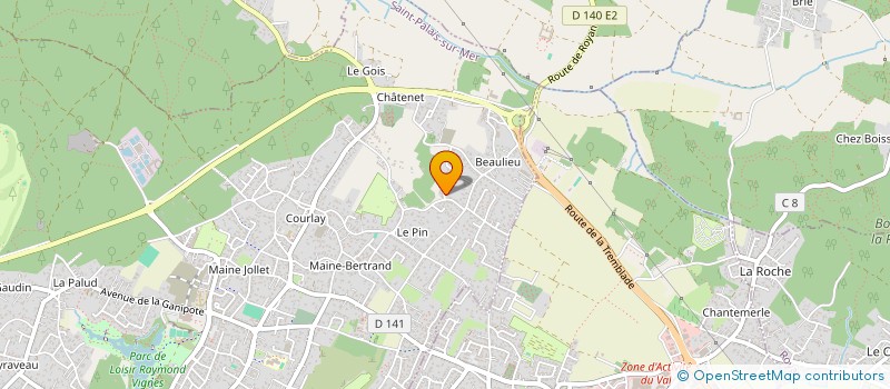 localisation de l'entreprise SG ARC EN CIEL DECORS  BREUILLET