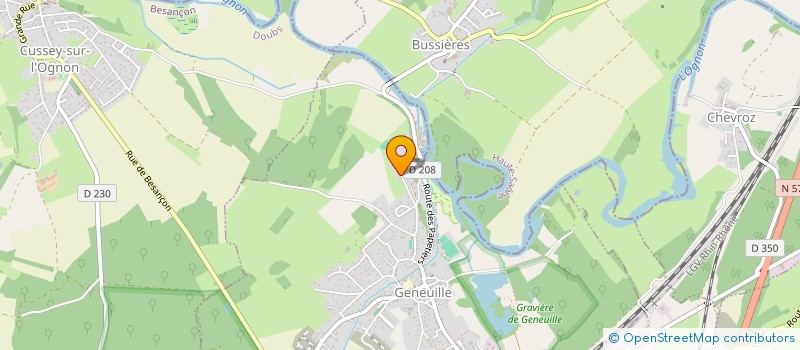 localisation de l'entreprise SG ARTS EQUESTRES  GENEUILLE