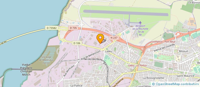 localisation de l'entreprise SG ATLANTIQUE à LA ROCHELLE