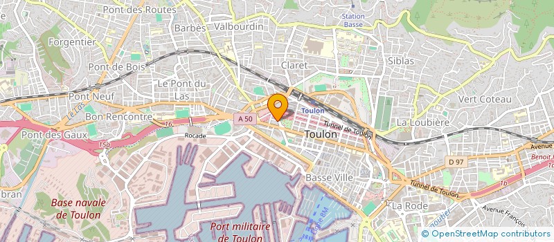 localisation de l'entreprise SG AUDIT ET EXPERTISE  TOULON