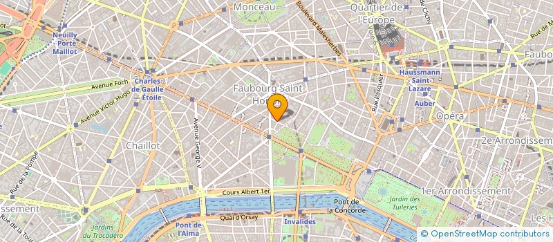 localisation de l'entreprise SG AVOCATS - S.G.A  PARIS