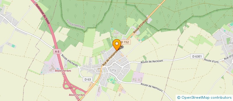 localisation de l'entreprise SG BAENA - COMMISSAIRES DE JUSTICE à FONTAINEBLEAU