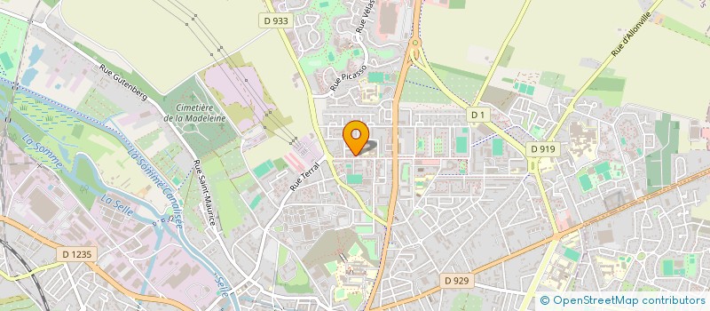 localisation de l'entreprise SG BAT à AMIENS
