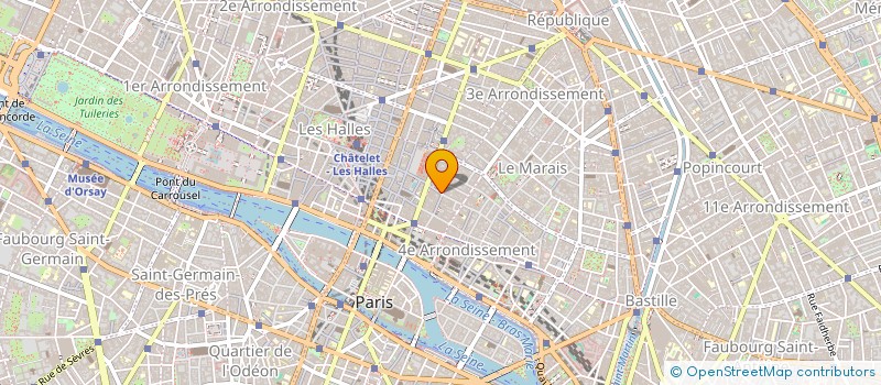 localisation de l'entreprise SG BAT  PARIS