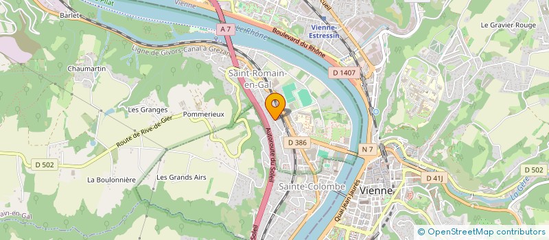 localisation de l'entreprise SG BOSON  SAINT-ROMAIN-EN-GAL