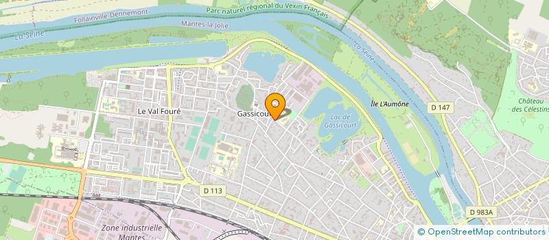localisation de l'entreprise SG BOUTIQUE à MANTES-LA-JOLIE
