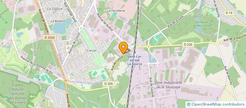 localisation de l'entreprise SG BOX 45 à ORLEANS