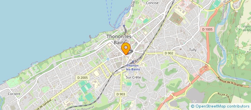 localisation de l'entreprise SG CAP PROMOTION à THONON-LES-BAINS