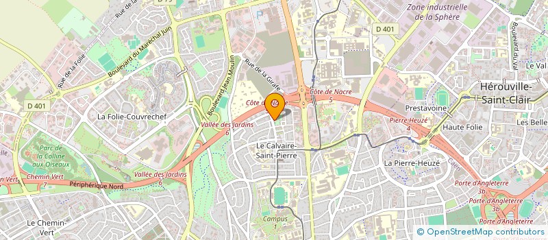 localisation de l'entreprise SG CARRELAGE à CAEN