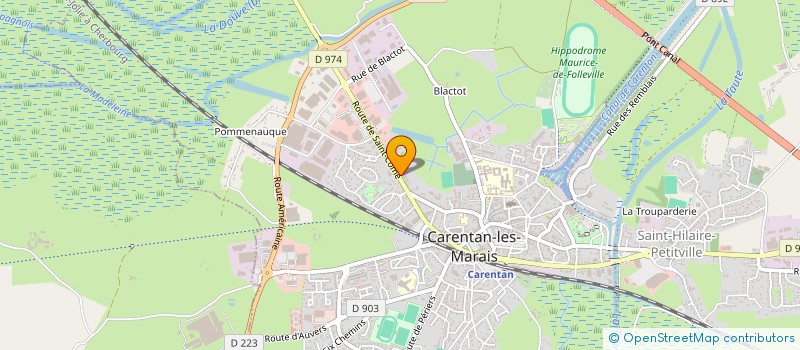 localisation de l'entreprise SG CARROSSERIE  CARENTAN-LES-MARAIS