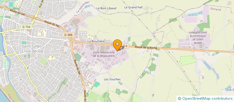 localisation de l'entreprise SG CLINIC  SAINT-GILLES-CROIX-DE-VIE