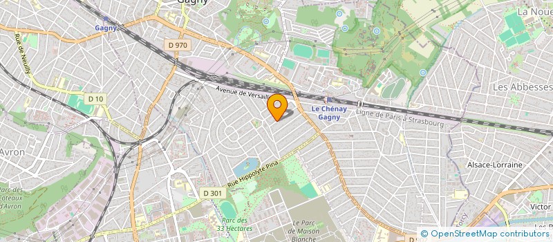 localisation de l'entreprise SG CONCEPT à GAGNY