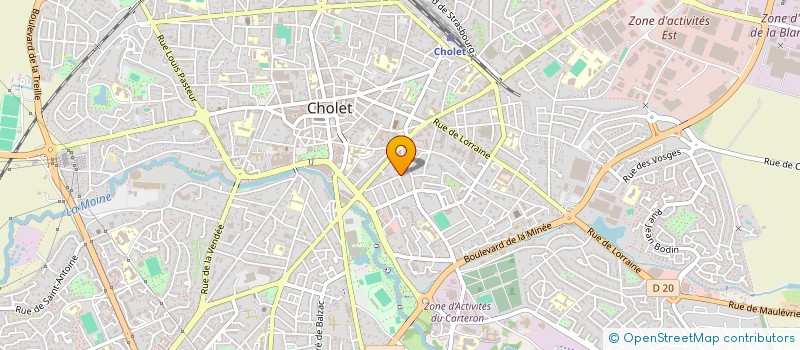 localisation de l'entreprise SG CONFECTION à CHOLET