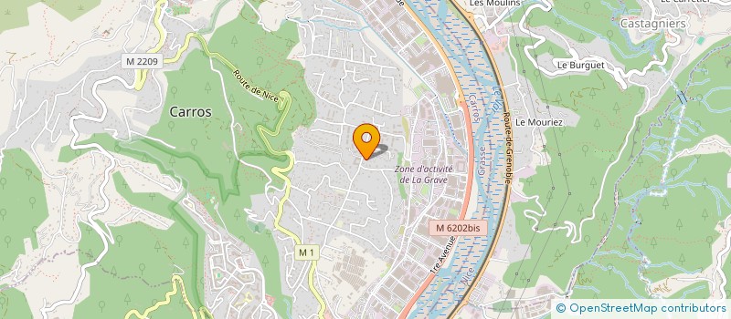 localisation de l'entreprise SG CONSEIL 06  CARROS