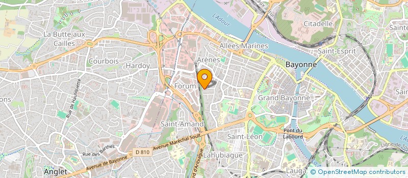 localisation de l'entreprise SG CONSEIL ET PERFORMANCE à BAYONNE