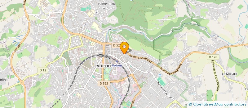 localisation de l'entreprise SG CONSEILS à VOIRON